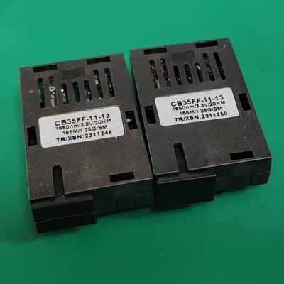 1x9 جهاز الإرسال والاستقبال غير المتماثل 155M Tx 1.25G Rx أو 1.25G Tx 155M Rx Transceiver