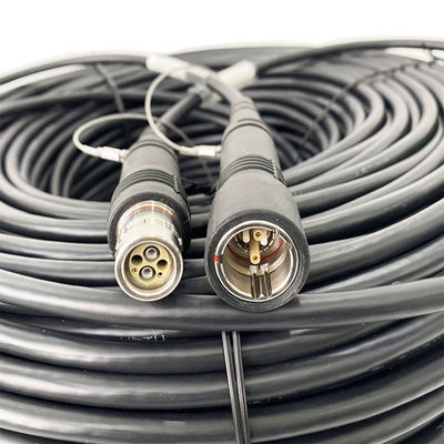 كابل كاميرا مدرع عالي الدقة SMPTE311M موصل بطول 100 متر