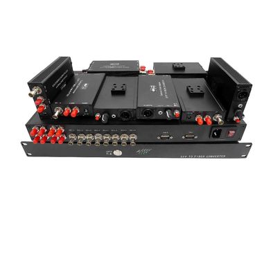 MINI 4-ch SDI للكاميرا نظام ألياف EFP مع اتصال داخلي ، Tally ، Return SDI.
