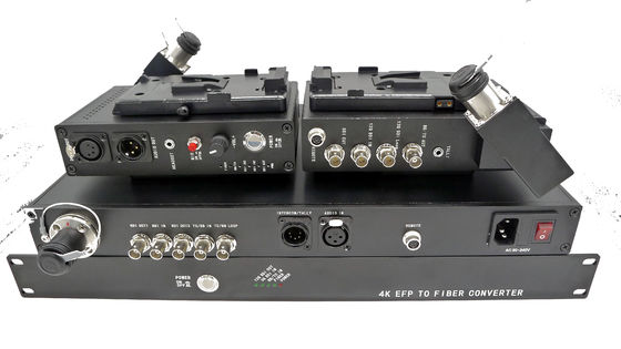 SDI Ethernet Tally Remote PGM audio Intercom عبر الألياف لنظام استوديو رابط مباشر