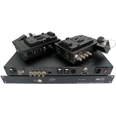 SDI Ethernet Tally Remote PGM audio Intercom عبر الألياف لنظام استوديو رابط مباشر