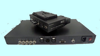 OB Van Intercom جهاز التحكم عن بعد CCU Broadcast TV SDI Tally Rcp TTL PGM إلى نظام الألياف