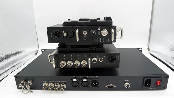 OB Van Intercom جهاز التحكم عن بعد CCU Broadcast TV SDI Tally Rcp TTL PGM إلى نظام الألياف