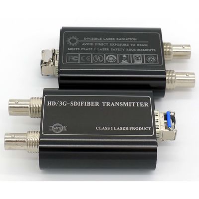 محول الألياف البصرية الرائع 3G-SDI Video SFP Broadcast 3G / HD-SDI موسع الألياف البصرية إيثرنت للبيانات الصوتية