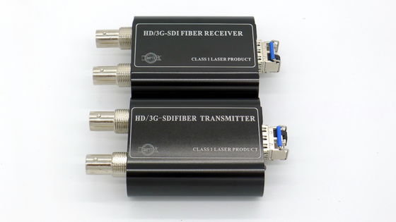محول الألياف البصرية الرائع 3G-SDI Video SFP Broadcast 3G / HD-SDI موسع الألياف البصرية إيثرنت للبيانات الصوتية