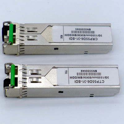 12G 4K SDI نقل الفيديو SFP جهاز الإرسال والاستقبال CWDM