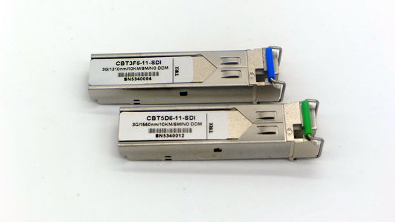 12G 4K SDI نقل الفيديو SFP جهاز الإرسال والاستقبال CWDM