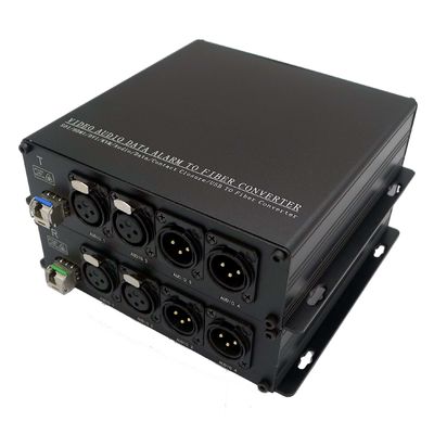 البث 2-CH 2 Way 3 Pin Xlr لتحويل الألياف / جهاز الإرسال / الاستقبال / جهاز الإرسال والاستقبال
