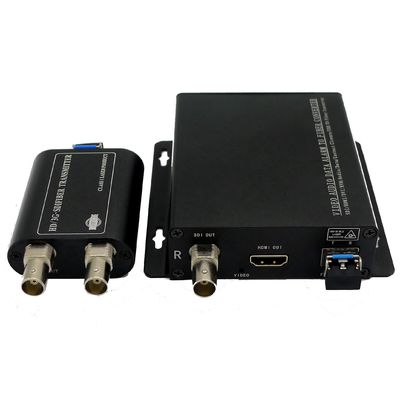 HDMI Output SDI Fiber Extender الإنتاج التلفزيوني البث المباشر وملحقات الكاميرا
