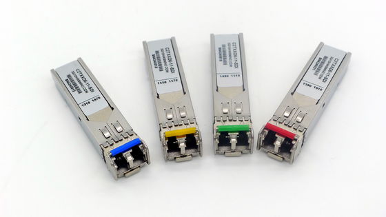 وضع واحد CWDM SFP جهاز الإرسال والاستقبال لتحويل الصوت إلى الألياف