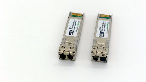 جهاز الإرسال والاستقبال SFP LC DDM القابل للتوصيل بطول 1310 نانومتر مسافة 10 كم 4.25G معدل البيانات