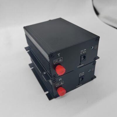 1ch صوت ثنائي الاتجاه إلى محول الألياف 2ch الصوت المتوازن إلى محول الألياف